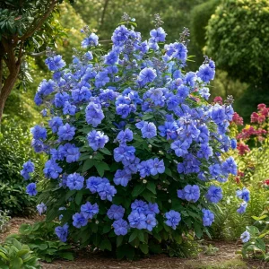 Гибискус Сансет Блоссом купить по цене от 248р. в интернет-магазине «Посадика» с доставкой почтой в в Мышкине и по всей России – [изображение №1].