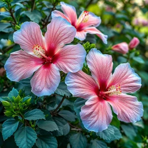 Гибискус садовый Тропикал Сан купить по цене от 293р. в интернет-магазине «Посадика» с доставкой почтой в в Мышкине и по всей России – [изображение №1].