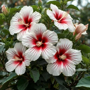 Гибискус Рэд Элеганс купить по цене от 380р. в интернет-магазине «Посадика» с доставкой почтой в в Мышкине и по всей России – [изображение №1].