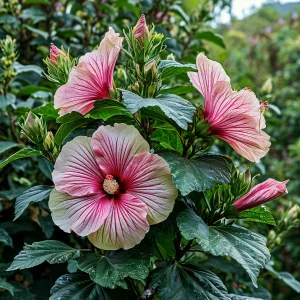 Гибискус Иден Бьюти купить по цене от 460р. в интернет-магазине «Посадика» с доставкой почтой в в Мышкине и по всей России – [изображение №1].