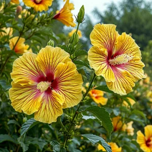 Гибискус Свит Соната купить по цене от 249р. в интернет-магазине «Посадика» с доставкой почтой в в Мышкине и по всей России – [изображение №1].