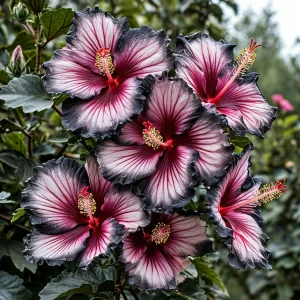 Гибискус садовый Самер Бридж купить по цене от 306р. в интернет-магазине «Посадика» с доставкой почтой в в Мышкине и по всей России – [изображение №1].