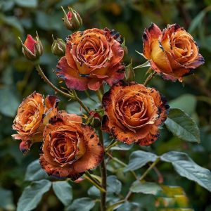 Роза плетистая Оранжевый Бриллиант купить по цене от 450р. в интернет-магазине «Посадика» с доставкой почтой в в Мышкине и по всей России – [изображение №1].